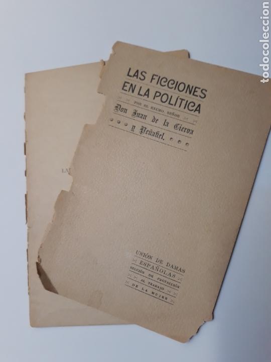Gebrauchte B&uuml;cher: Las ficciones en la pol&iacute;tica Juan de la Cierva y Pe&ntilde;afiel 1913