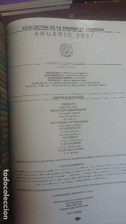 Libros de segunda mano: ANUARIO GRANADA 2007 - Foto 2