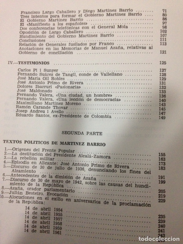 Libros de segunda mano: Diego Mart&iacute;nez Barrio (Homenaje) - Foto 3