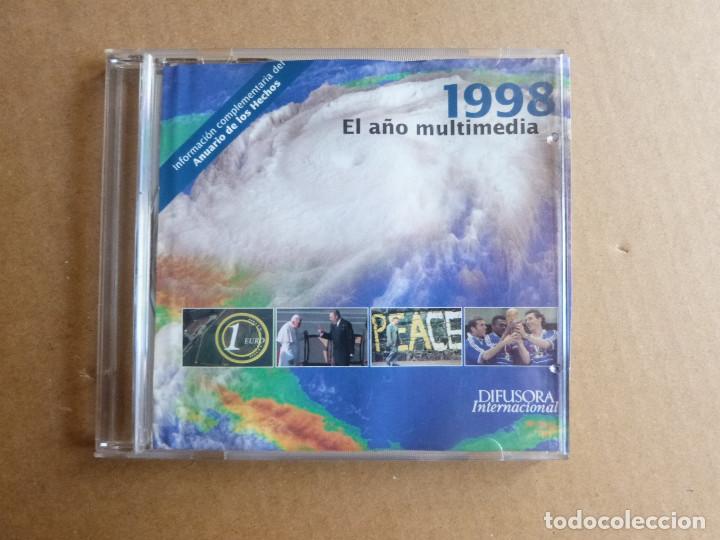 Libros de segunda mano: Complemento al libro Anuario de los Hechos 1998 CD Rom El a&ntilde;o multimedia - Difusora Internacional - Foto 1