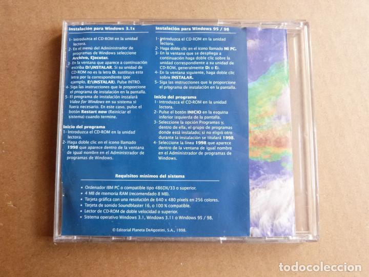 Libros de segunda mano: Complemento al libro Anuario de los Hechos 1998 CD Rom El a&ntilde;o multimedia - Difusora Internacional - Foto 3
