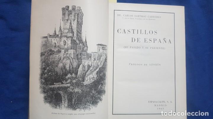 Libros de segunda mano: Castillos de Espa&ntilde;a (su pasado y su presente) - Foto 1