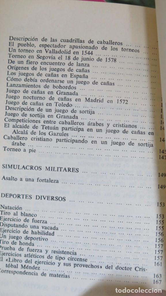 Libros de segunda mano: EL DEPORTE EN EL SIGLO DE ORO - Foto 3