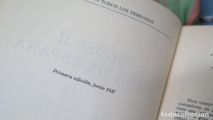 Libros de segunda mano: 1937.- ISABEL II. PIERRE DE LUZ - Foto 2