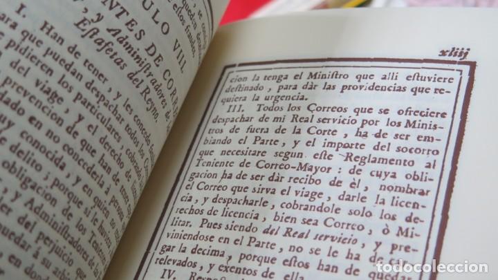 Libros de segunda mano: ITINERARIO REAL DE POSTAS. CAMPOMANES. FACSIMIL - Foto 6