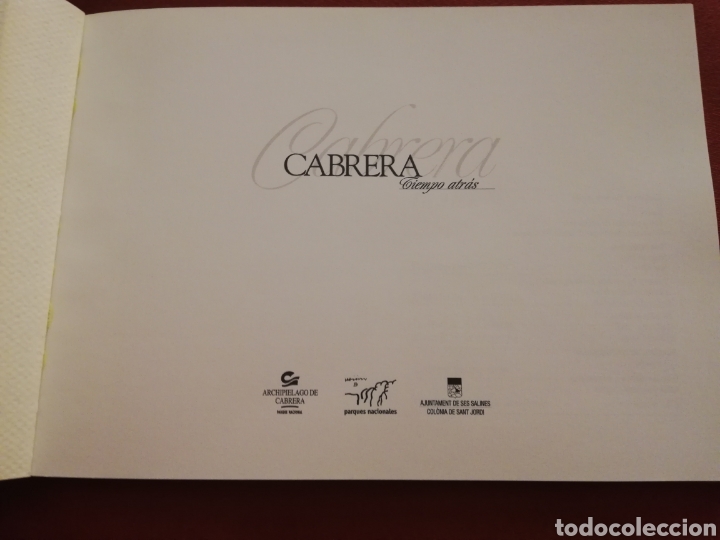 Libros de segunda mano: CABRERA. TIEMPO ATR&Aacute;S - Foto 2