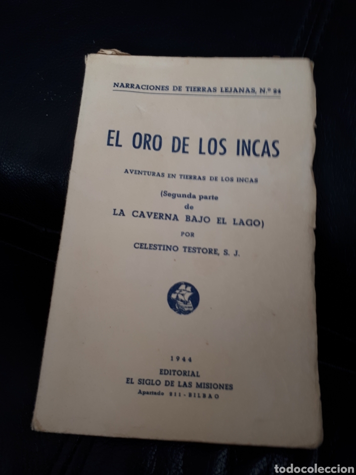 Libros de segunda mano: El Oro de los Incas a&ntilde;o 1944 - Foto 1