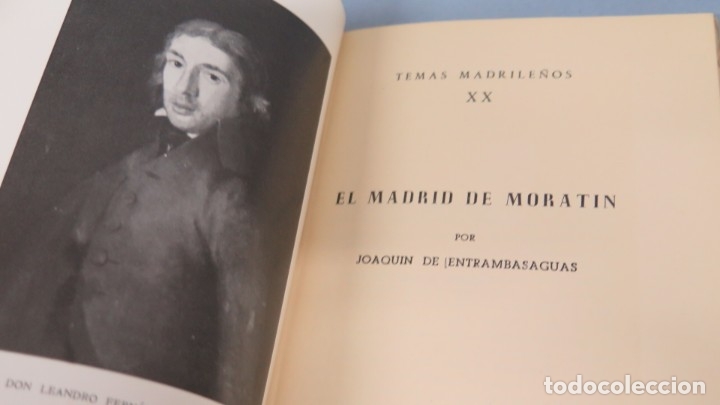 Libros de segunda mano: EL MADRID DE MORATIN. JOAQUIN DE ENTRAMBASAGUAS - Foto 2