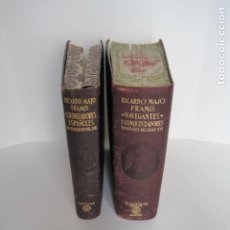 Libros de segunda mano: RICARDO MAJO FRAMIS. NAVEGANTES Y CONQUISTADORES ESPAÑOLES DEL XVI.COLONIZADORES ESPAÑOLES XVI-XVIII. Lote 182020470