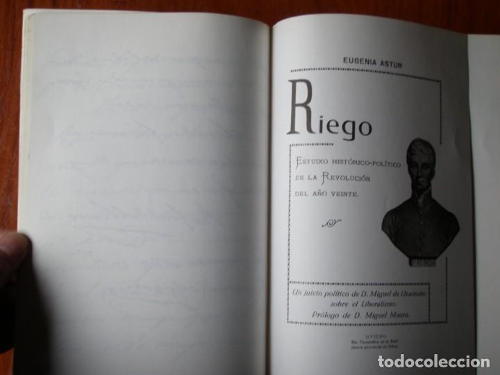 Libros de segunda mano: LIBRO RIEGO EUGENIA ASTUR - Foto 2
