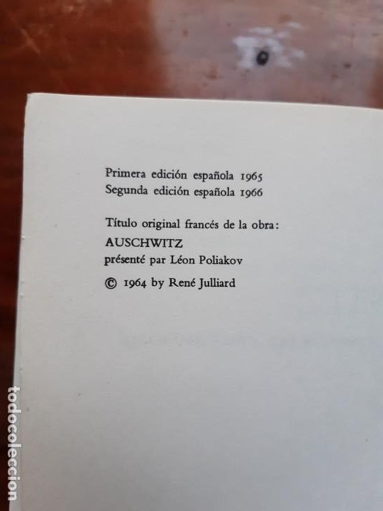 Libros de segunda mano: Auschwitz Leon Poliakov - Foto 13