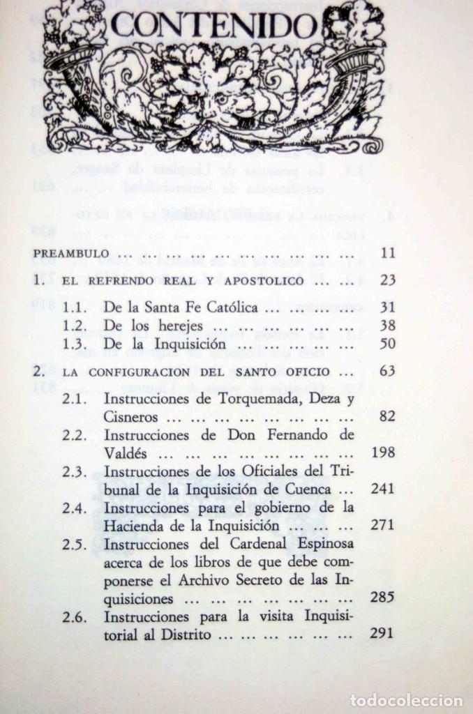 Libros de segunda mano: INTRODUCCI&Oacute;N A LA INQUISICI&Oacute;N ESPA&Ntilde;OLA. DOCUMENTOS B&Aacute;SICOS PARA EL ESTUDIO DEL SANTO OFICIO. - Foto 2