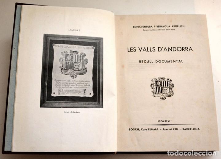 Libros de segunda mano: LES VALLS D&rsquo;ANDORRA, RECULL DOCUMENTAL - Foto 7
