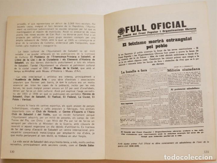 Libros de segunda mano: BREU HIST&Oacute;RIA DE SABADELL - Foto 9