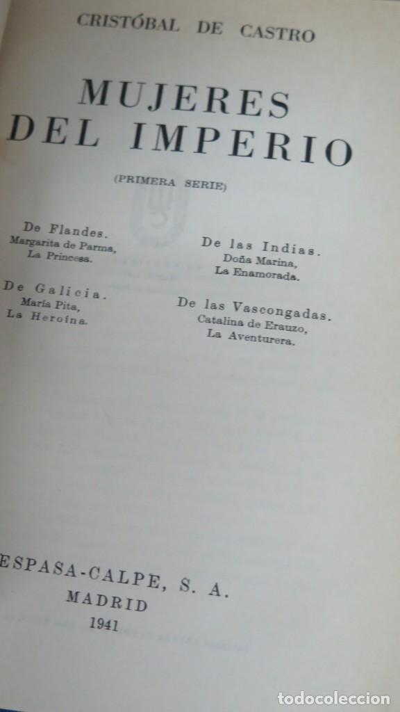 Libros de segunda mano: MUJERES DEL IMPERIO. CRISTOBAL DE CASTRO - Foto 3