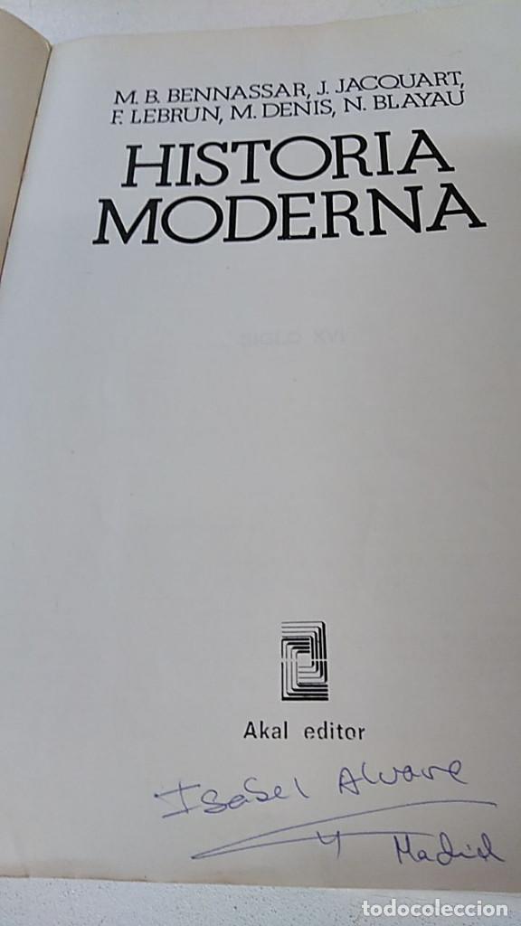 Libros de segunda mano: HISTORIA MODERNA. BENNASSAR, JACQUART et al. AKAL - Foto 3