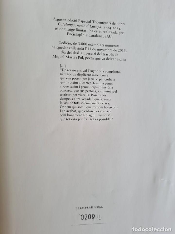 Libros de segunda mano: Libro Catalunya Naci&oacute; dEuropa 1714-2014 - Foto 4