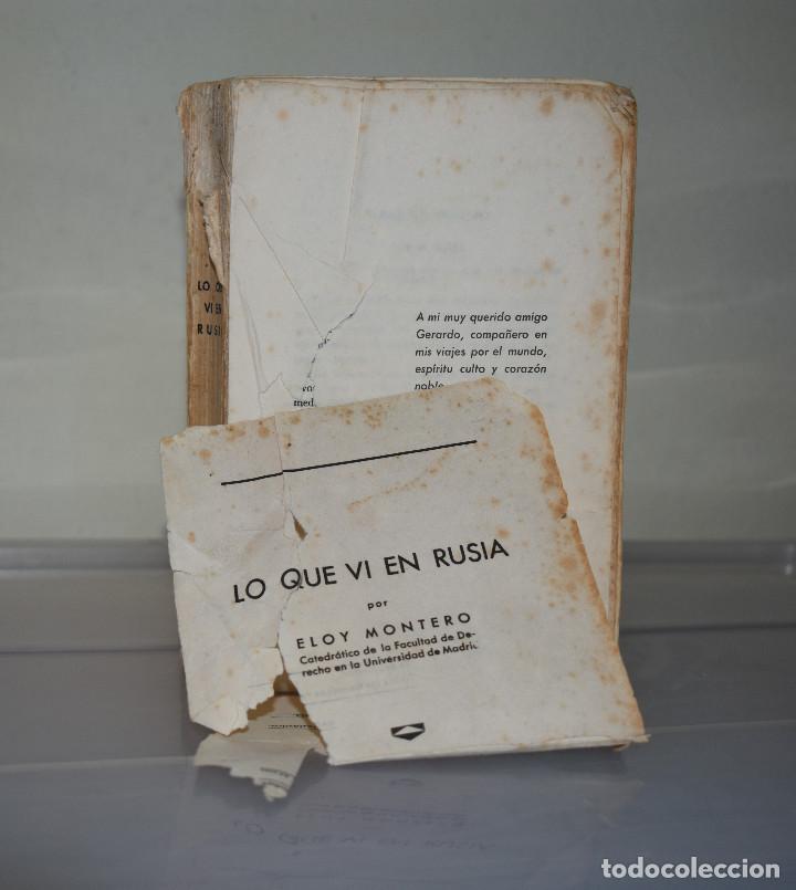 Libros de segunda mano: LO QUE VI EN RUSIA - Foto 1