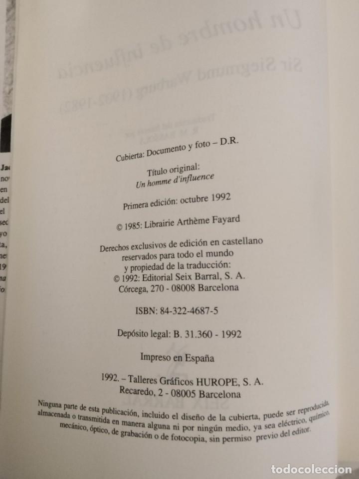 Libros de segunda mano: UN HOMBRE DE INFLUENCIA - Foto 2
