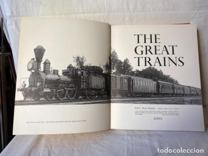 Libros de segunda mano: THE GREAT TRAINS. BRYAN MORGAN. - Foto 1