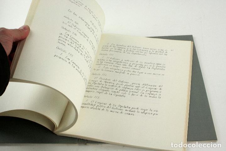 Libros de segunda mano: CONSTITUCI&Oacute;N ESPA&Ntilde;OLA, 1978. 26X34 CM. - Foto 5
