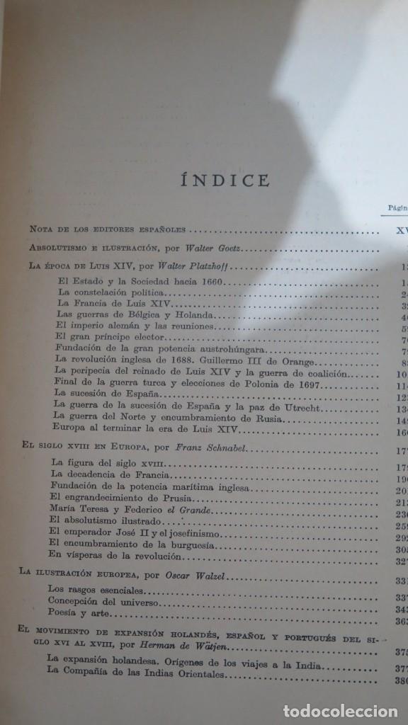 Libros de segunda mano: 1947.- LA EPOCA DEL ABSOLUTISMO. VV.AA - Foto 3