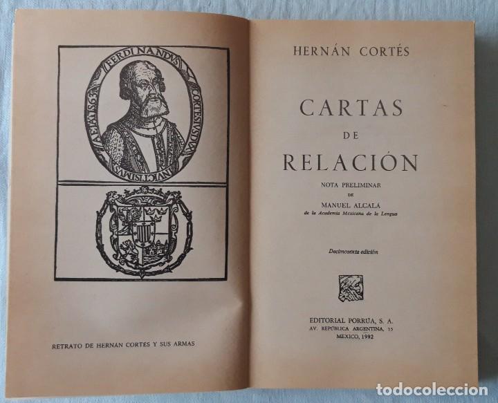 Libros de segunda mano: CARTAS DE RELACI&Oacute;N. Hern&aacute;n Cort&eacute;s - Foto 2