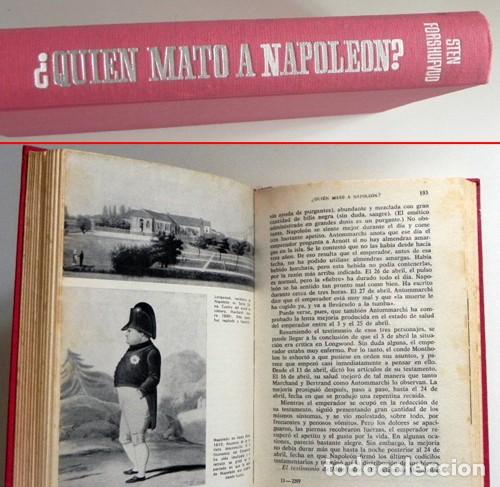 Libros de segunda mano: &iquest; QUI&Eacute;N MAT&Oacute; A NAPOLE&Oacute;N ? - LIBRO STEN FORSHUFVUD - HISTORIA MISTERIO BONAPARTE MILITAR FRANCIA DE