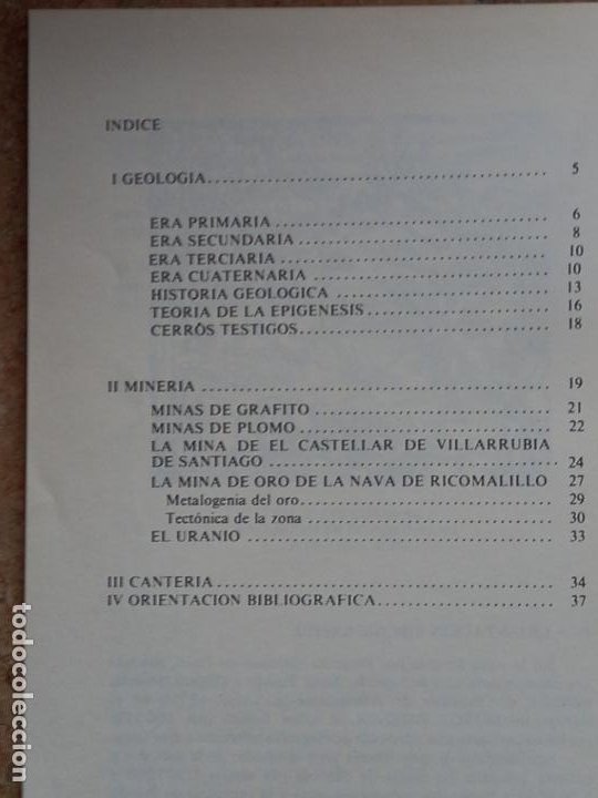 Libros de segunda mano: GEOLOGIA Y MINERIA EN LA PROVINCIA DE TOLEDO - TEMAS TOLEDANOS - NUM. 10 - IPIET. - Foto 2 - 245490410