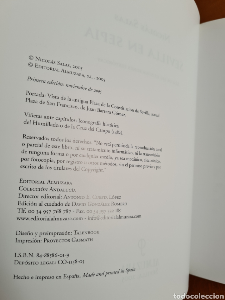 Libros de segunda mano: Sevilla en Sepia - Nicol&aacute;s Salas - Foto 18