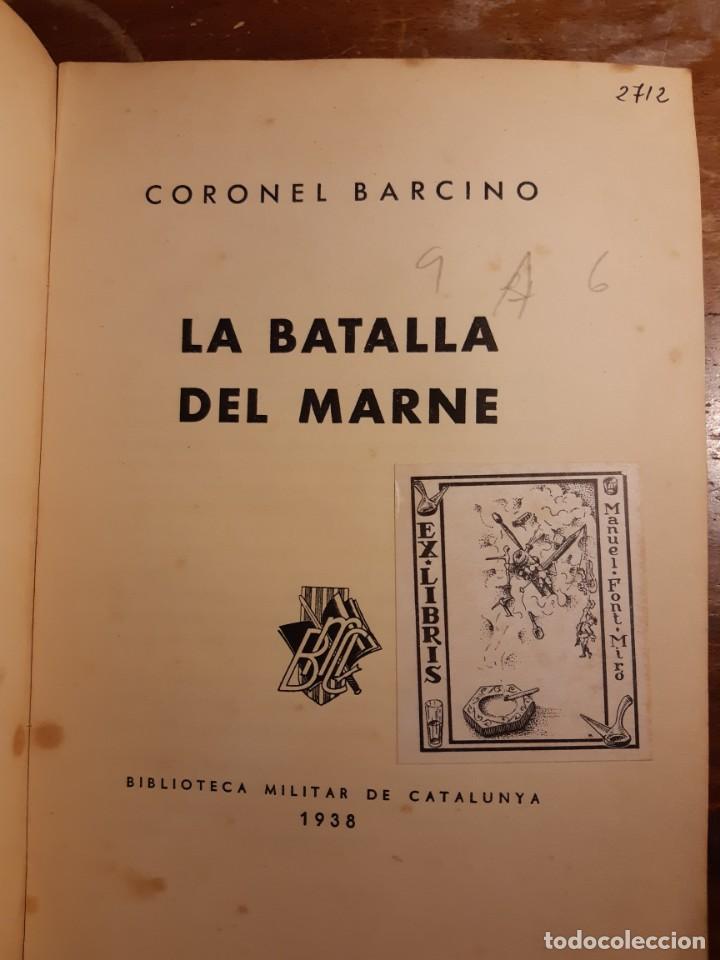 Libros de segunda mano: La batalla del Marne 1938 - Foto 2