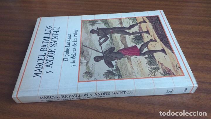 Libros de segunda mano: El padre Las Casas y la defensa de los indios --- Marcel Bataillon, Andr&eacute; Saint-Lu - Foto 2