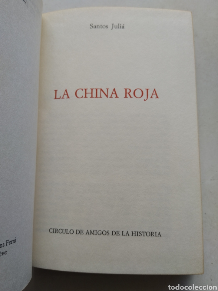 Libros de segunda mano: LA CHINA ROJA/SANTOS JULI&Aacute; - Foto 2