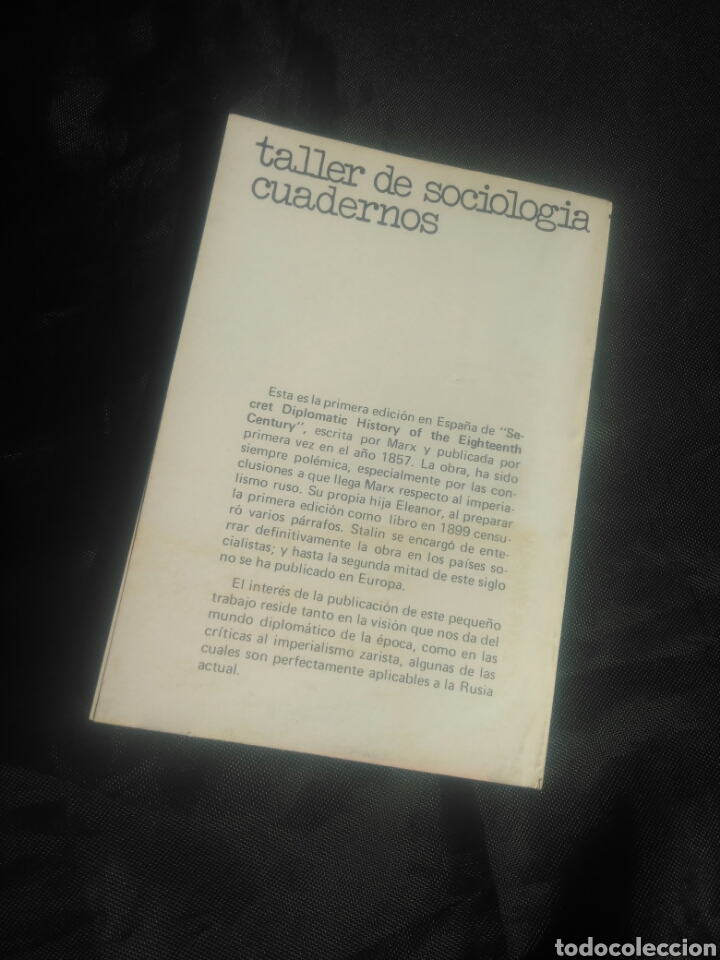 Libros de segunda mano: Marx, la diplomacia secreta. - Foto 2
