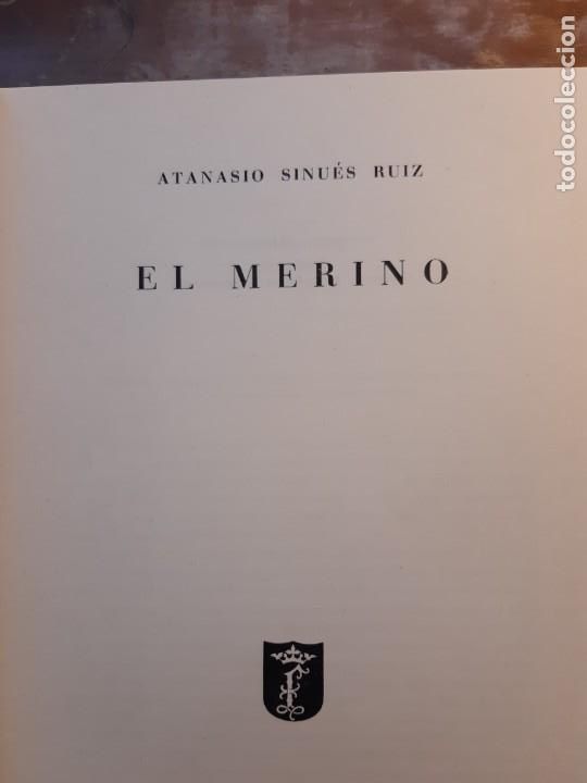 Libros de segunda mano: El Merino Anastasio Sinues Ruiz - Foto 8