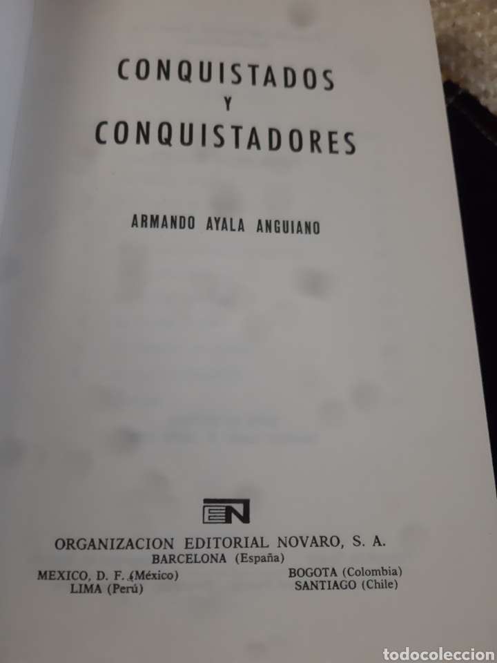 Libros de segunda mano: Libro Conquistados y Conquistadores (1&deg; Edici&oacute;n) - Foto 5