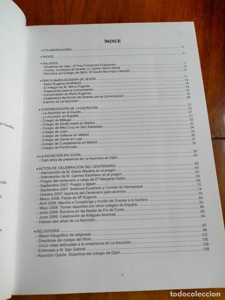 Libros de segunda mano: Libro Centenario del colegio La Asuncion de Gijon - Foto 3