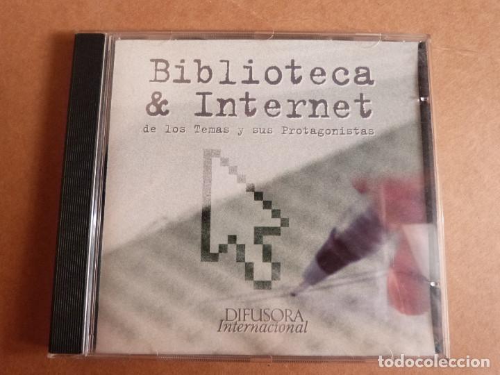 Libros de segunda mano: Complemento a los libros de Difusora Internacional CD Biblioteca & Internet Temas y protagonistas - Foto 1