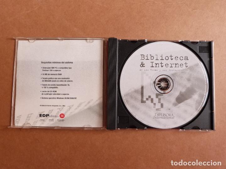 Libros de segunda mano: Complemento a los libros de Difusora Internacional CD Biblioteca & Internet Temas y protagonistas - Foto 2