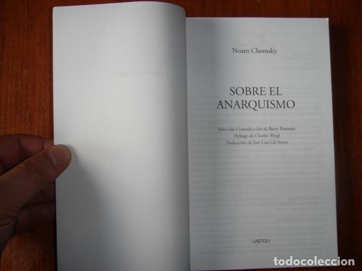 Libros de segunda mano: LIBRO NOAM CHOMSKY SOBRE EL ANARQUISMO - Foto 2