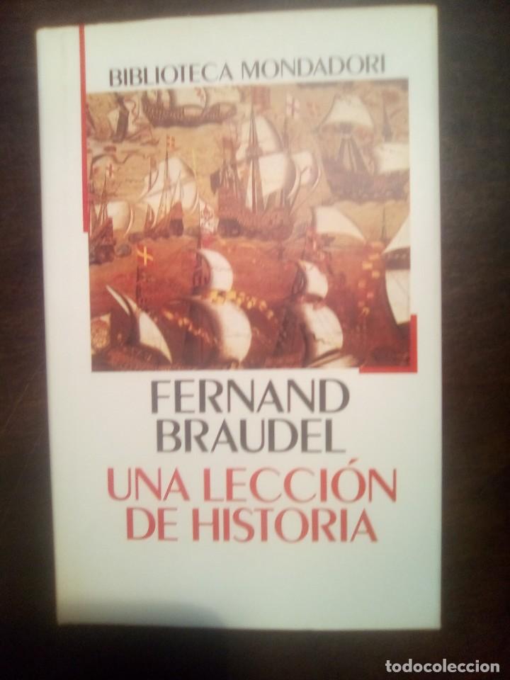 Libros de segunda mano: Fernand Braudel. UNA LECCI&Oacute;N DE HISTORIA. - Foto 1