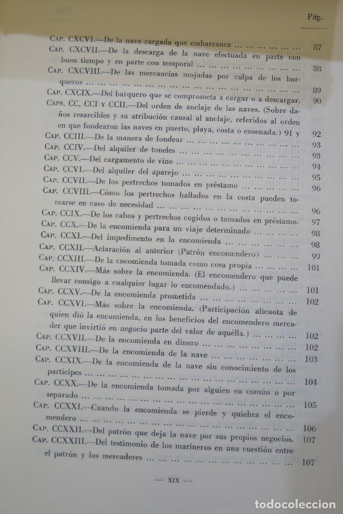 Libros de segunda mano: LIBRO DEL CONSULADO DEL MAR. PARELLADA - Foto 10