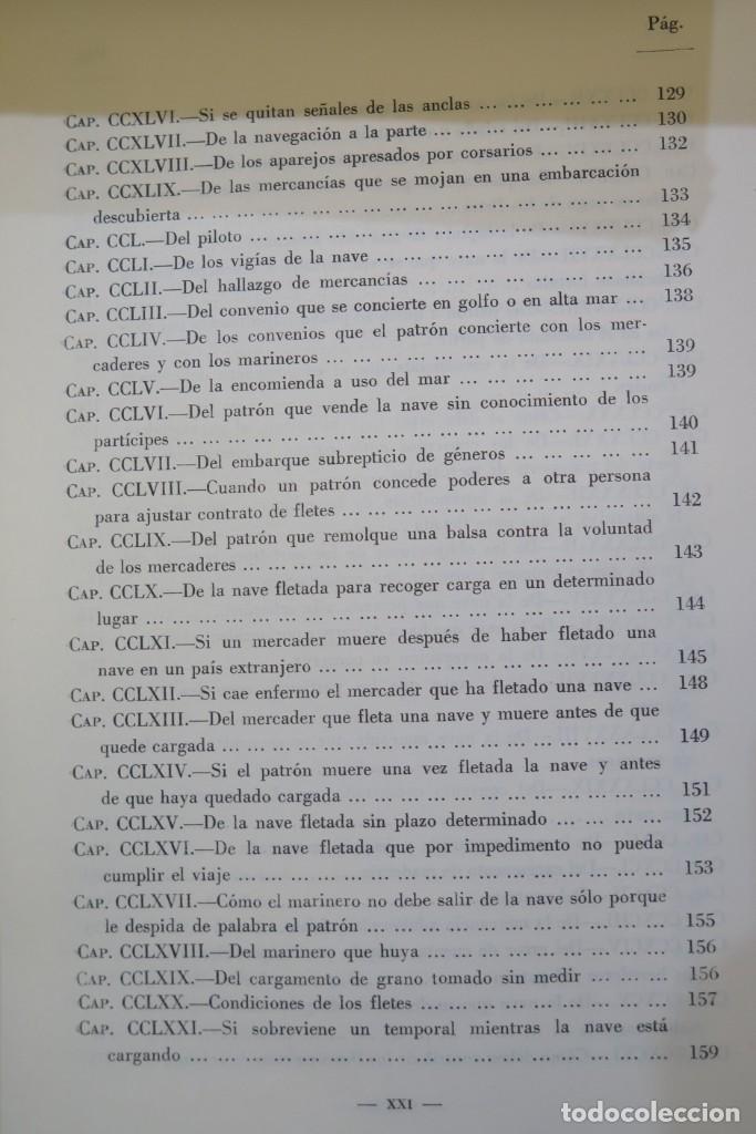 Libros de segunda mano: LIBRO DEL CONSULADO DEL MAR. PARELLADA - Foto 12