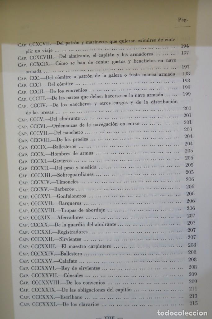 Libros de segunda mano: LIBRO DEL CONSULADO DEL MAR. PARELLADA - Foto 14