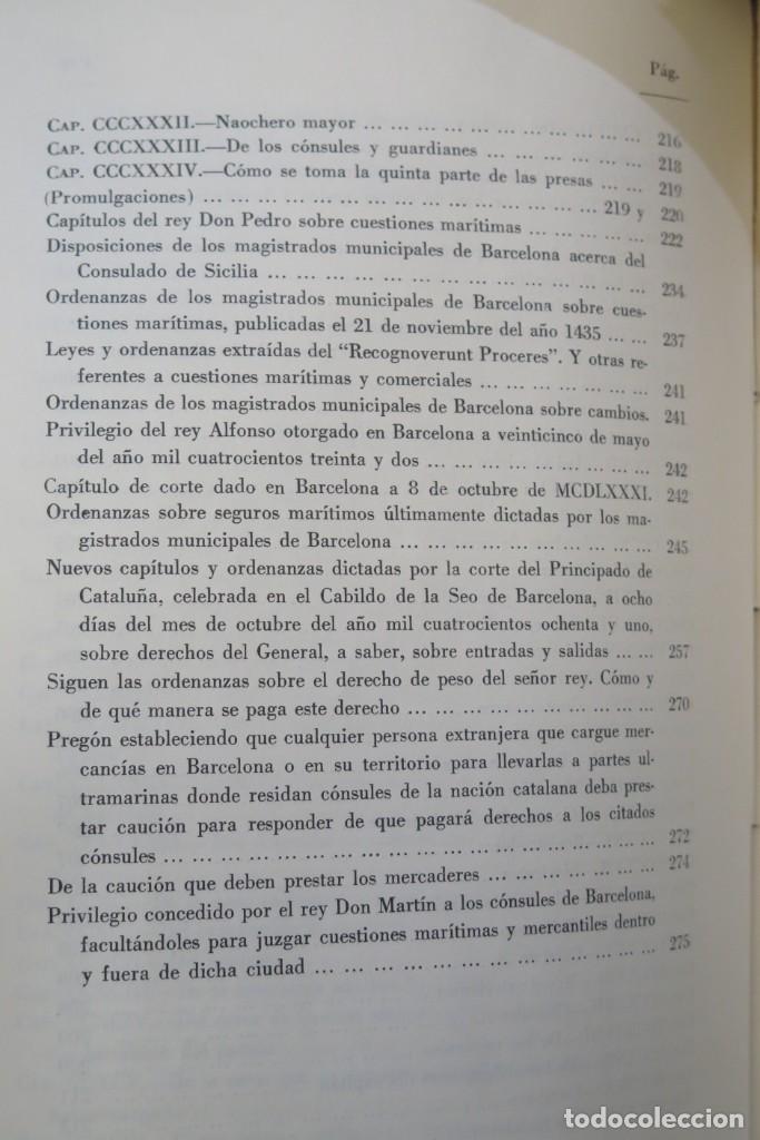 Libros de segunda mano: LIBRO DEL CONSULADO DEL MAR. PARELLADA - Foto 15
