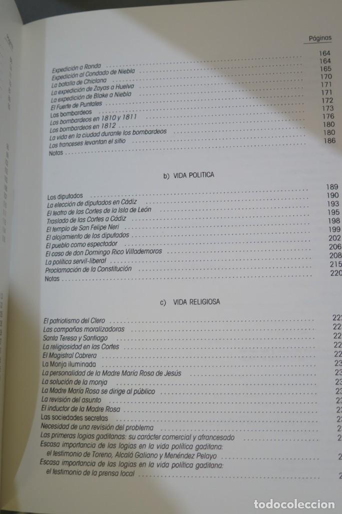 Libros de segunda mano: EL C&Aacute;DIZ DE LAS CORTES. SOL&Iacute;S LLORENTE - Foto 4