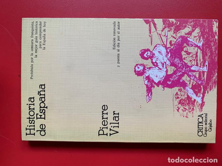 Libros de segunda mano: Historia de Espa&ntilde;a - VILAR PIERRE - Foto 1