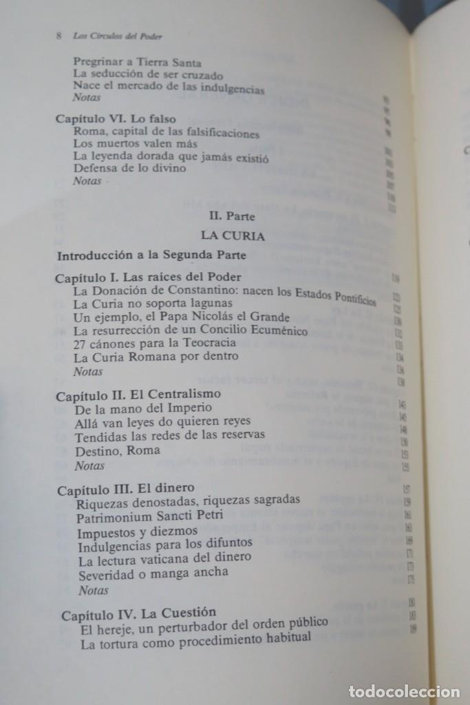 Libros de segunda mano: LOS C&Iacute;RCULOS DEL PODER, APPARAT VATICANO. ANTONIO CASTRO ZAFRA - Foto 3