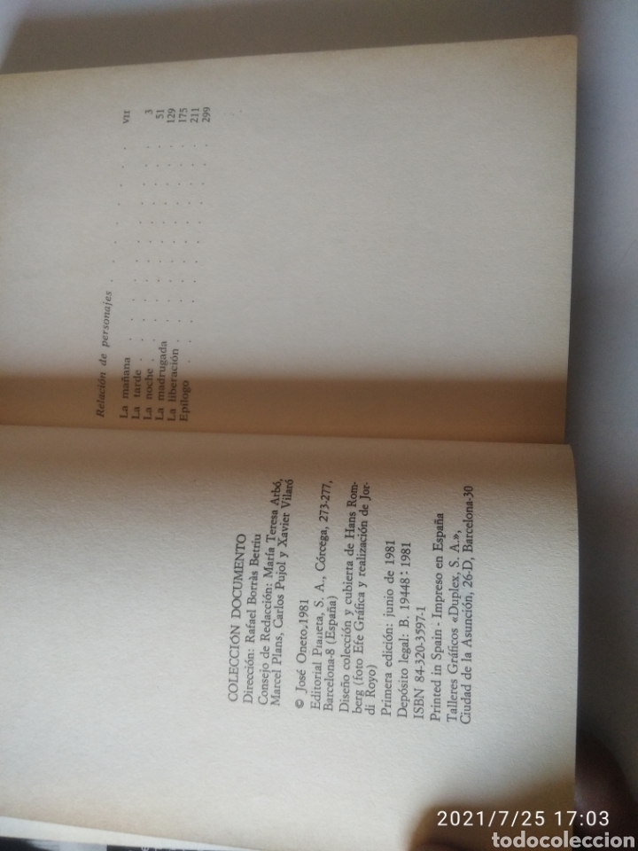 Libros de segunda mano: Libro, la noche de Tejero, Jos&eacute; Oneto - Foto 3