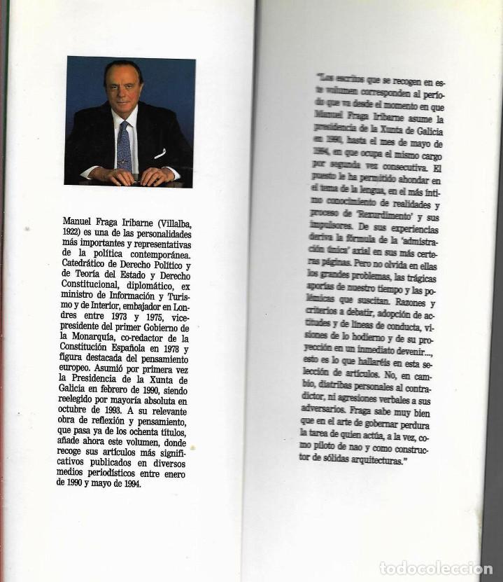 Libros de segunda mano: Manuel Fraga ,dedicatoria manuscrita LUCES Y SOMBRAS - Foto 2
